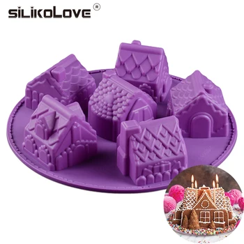 SILIKOLOVE Halloween 3D Pils Formas Kūka Silikona Veidnē Šokolādes Konditorejas izstrādājumi Veidnes Pudiņš Veidnes Kūka Apdare DIY Cepšanas Rīki