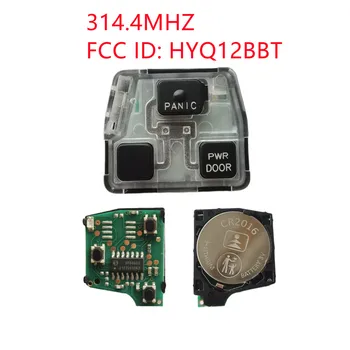 3 Pogas 314.4 MHz Auto Taustiņu Tālvadības pulti, Elektroniskā Valdes PIEKARIŅU par Toyota Lexus RX330 RX350 RX400h RX450h: HYQ12BBT